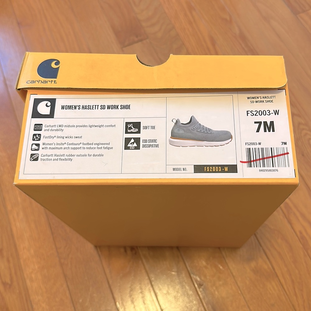 New with box Carhartt Haslett SD Work Shoe size 7